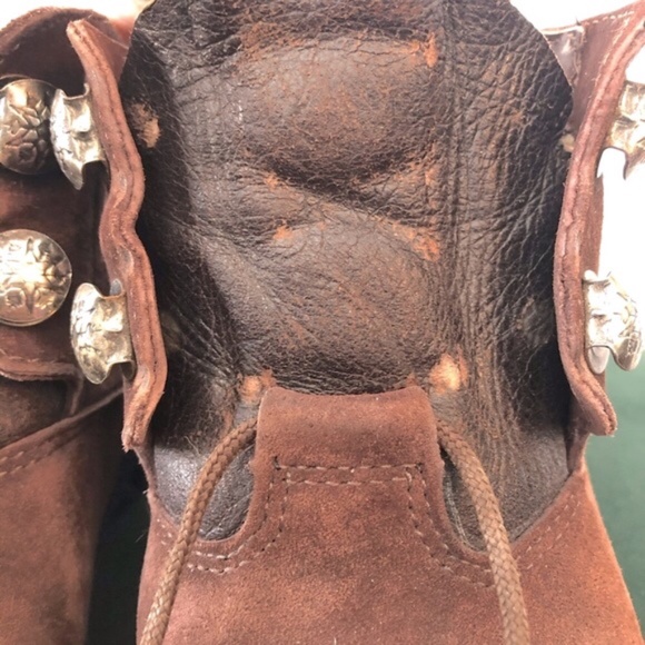 COPY - Rare vtg SOREL brown suede hiking winter boots 7 - Picture 9 of 9